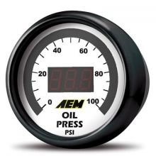AEM Oil/Fuel Pressure Gauge 0-100psi
