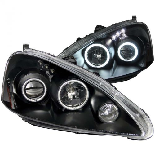 thumbnail image 2 of Pair Black Housing Headlights For Acura RSX (2005-2006) - DOT Approved 2 of 6