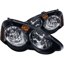 ANZO 02-04 RSX Black Crystal Headlights