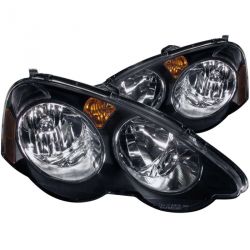 ANZO 02-04 RSX Black Crystal Headlights