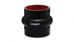Vibrant Black 4 Ply ReInforced Silicone Coupler - 3