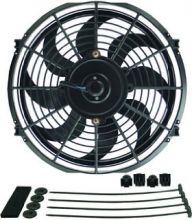 Blox Racing Black 12" Electric Slim Fan
