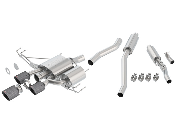 Borla 17-21 Civic Type R Cat Back Exhaust w/ Carbon Fiber Tips