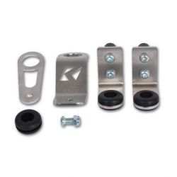 K-Tuned Bolt-On Radiator Brackets: Half-Size Radiator