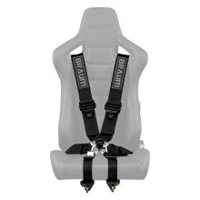 Braum Black 6 Point 3" FIA Certified Racing Harness