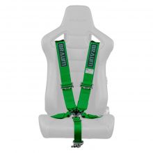 Braum Green 5 Point 3" SFI Approved Racing Harness