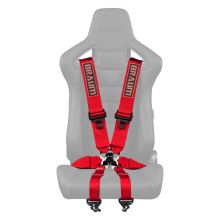 Braum Red 6 Point 3" FIA Certified Racing Harness