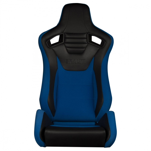 Braum EliteS Black and Blue Leatherette Racing Seats K Series Parts