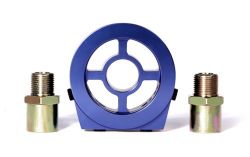 Blox Racing Blue Oil Filter Block Adapter