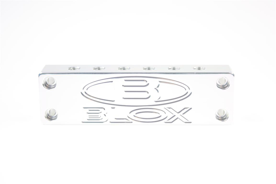 Blox Racing Silver Surface Mount Vacuum Manifold Block