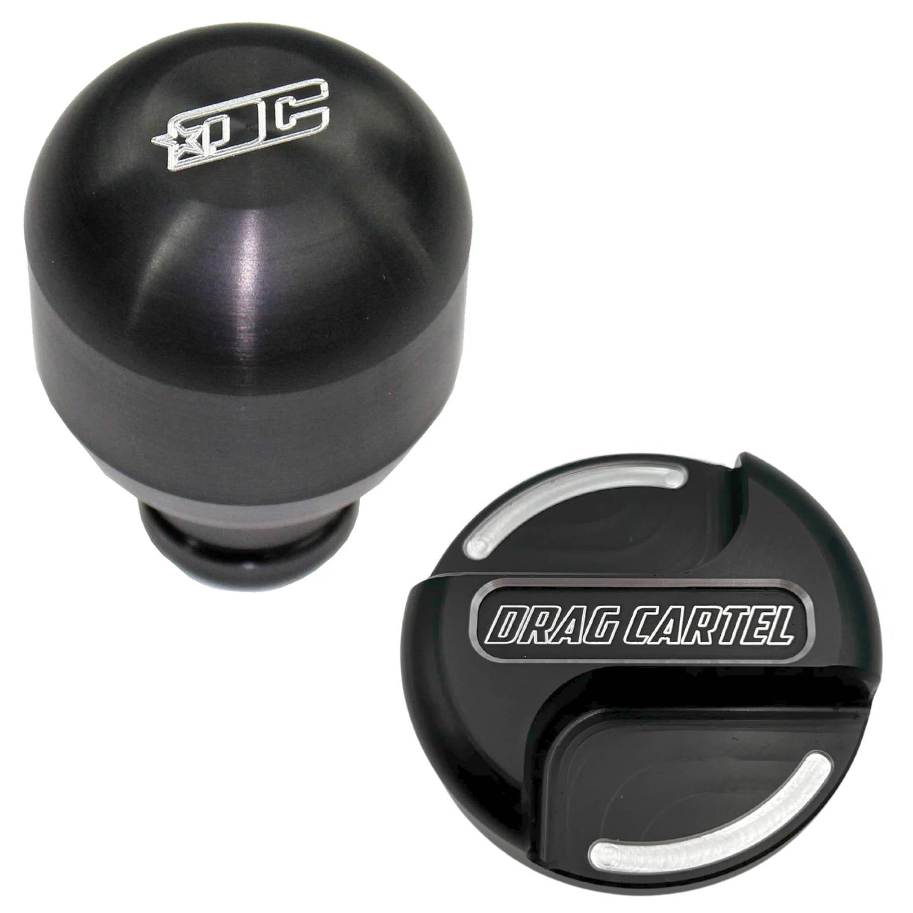 Drag Cartel R-Type Shift Knob and V2 Oil Cap Special