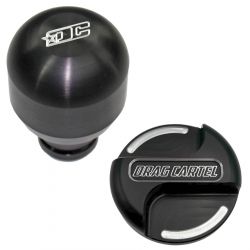 Drag Cartel R-Type Shift Knob and V2 Oil Cap Special