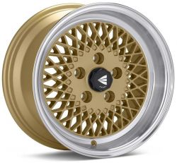 Enkei ENKEI92 Gold Wheel: 15x8 25mm Offset 4x100