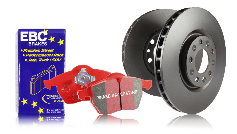 EBC 02-06 RSX Type S / 06-11 Civic Si Front Redstuff Brake Pads and RK Rotors