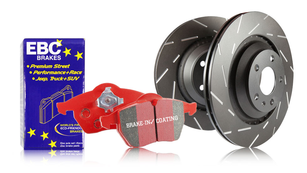 EBC 02-06 RSX / 06-15 Civic Rear Redstuff Brake Pads and USR Rotors