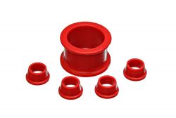 Energy Suspension 96-00 Civic Red Power Steering Rack Bushing Set