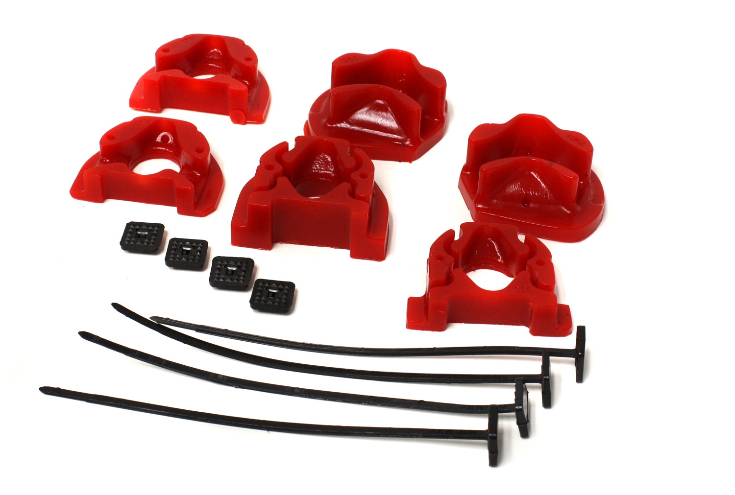 Energy Suspension 92-00 Civic Manual Red Motor Mount Inserts