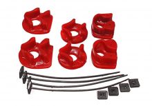 Energy Suspension 90-93 Integra Red 2 Torque Mount Inserts