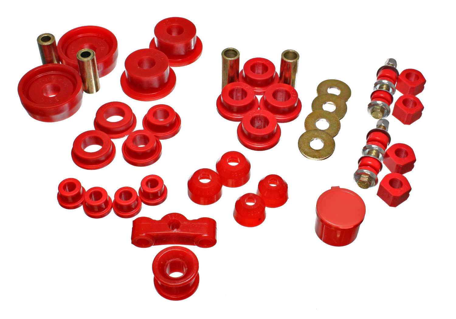 Energy Suspension 84-87 Civic/CRX Red Hyper-Flex Master Bushing Set