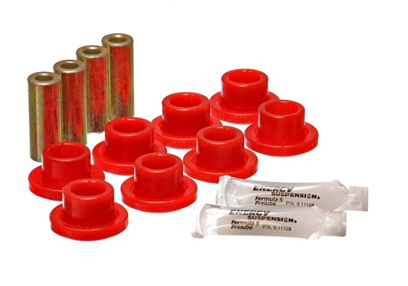 Energy Suspension 88-91 Honda Civic/CRX Red Rear Control Arm Bushing Set (Lower Only)