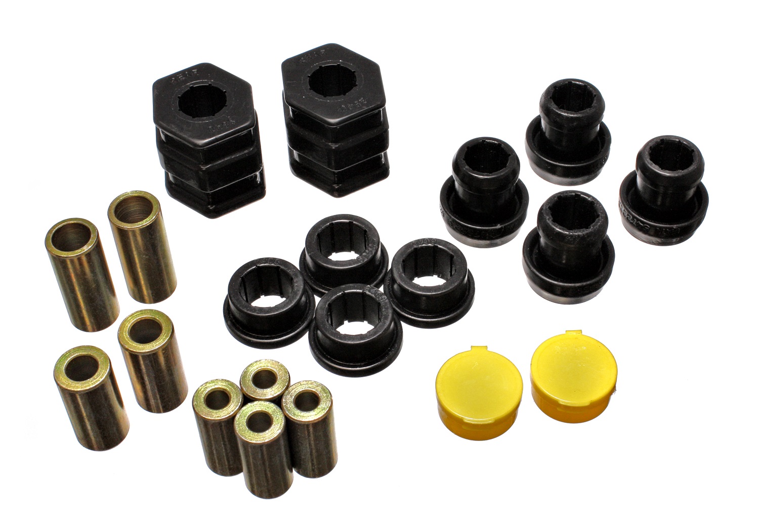 Energy Suspension 96-98 Civic Black Front Control Arm Bushing Set