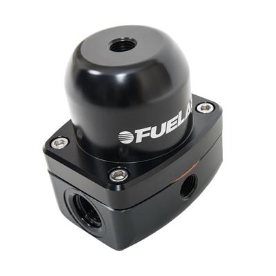 Fuelab Black -6AN EFI Adjustable In-Line Fuel Pressure Regulator