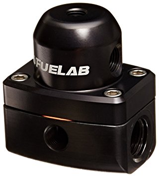 Fuelab Black EFI Adjustable Mini Fuel Pressure Regulator