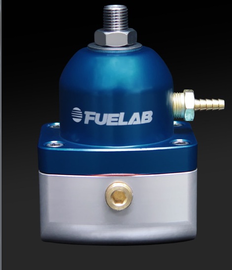 Fuelab Blue EFI Adjustable Mini Fuel Pressure Regulator