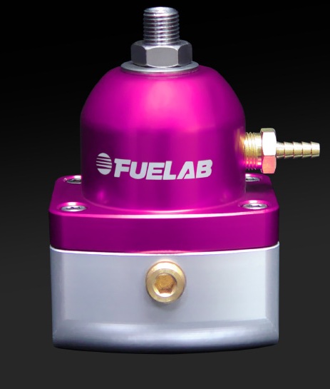 Fuelab Purple EFI Adjustable Mini Fuel Pressure Regulator