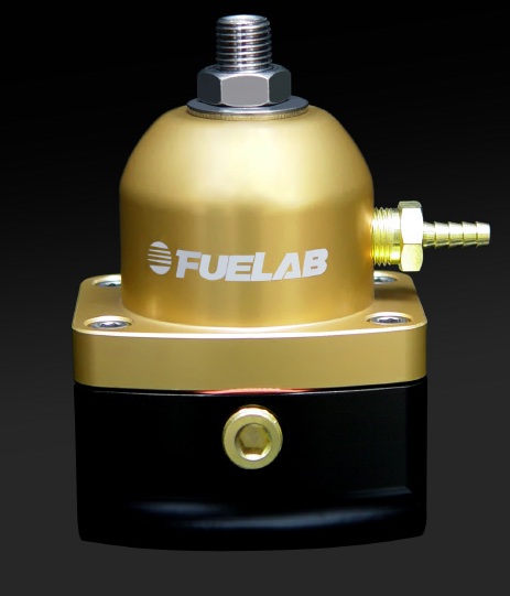 Fuelab Gold EFI Adjustable Mini Fuel Pressure Regulator
