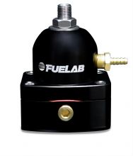 Fuelab Black In-Line EFI Adjustable Mini Fuel Pressure Regulator
