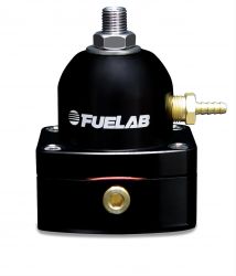 Fuelab Black In-Line EFI Adjustable Mini Fuel Pressure Regulator