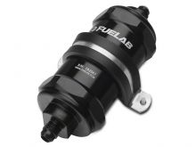 Fuelab Black -6AN In-Line Fuel Filter (40 Micron SS Element) Fuelab Black -6AN In-Line Fuel Filter (40 Micron SS Element)