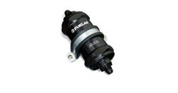 Fuelab Black -8AN In-Line Fuel Filter (40 Micron SS Element)