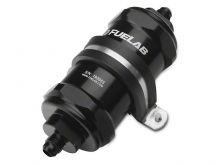 Fuelab Black -6AN In-Line Fuel Filter (6 Micron) Fuelab Black -6AN In-Line Fuel Filter (6 Micron)