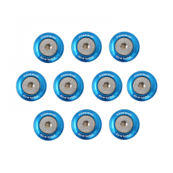 NRG Blue Fender Washer Kit for Plastic