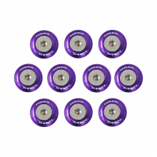 NRG Purple Fender Washer Kit for Plastic