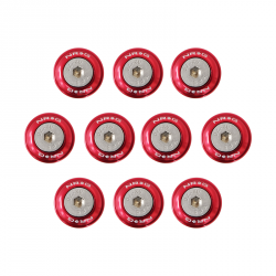 NRG Red Fender Washer Kit for Plastic