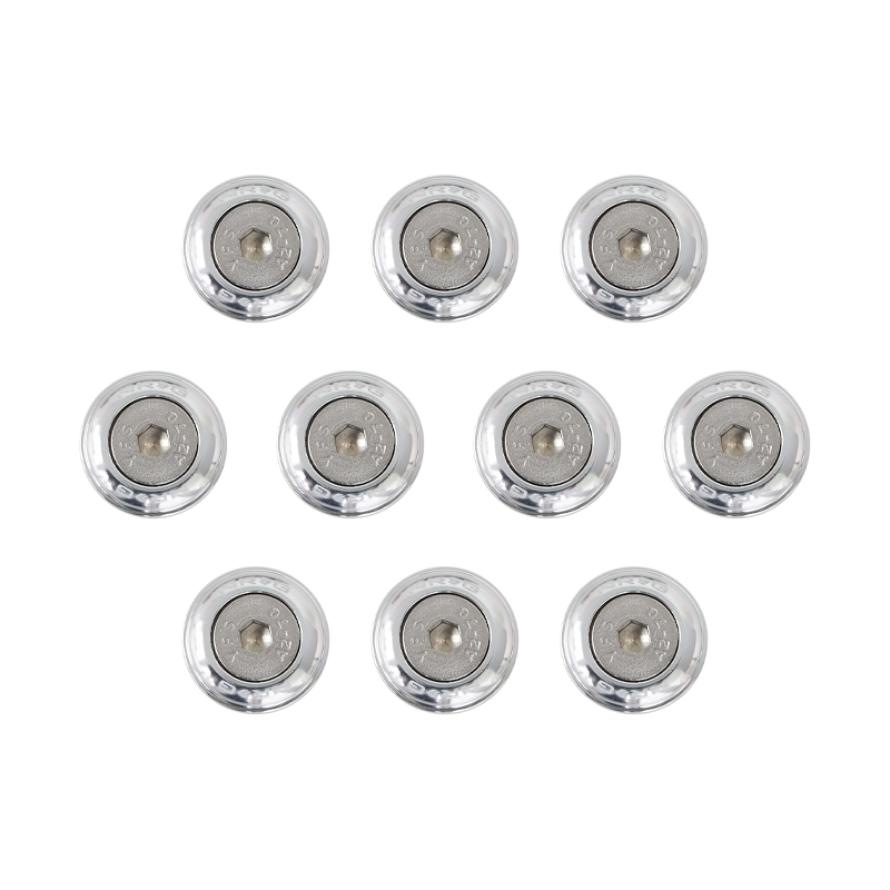 NRG Silver Fender Washer Kit for Plastic