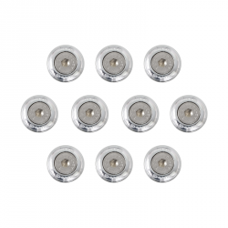 NRG Silver Fender Washer Kit for Plastic