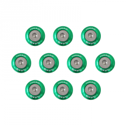 NRG Green Fender Washer Kit for Metal