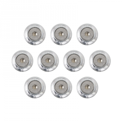 NRG Silver Fender Washer Kit for Metal