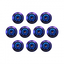 NRG Titanium Blue Fender Washer Dress Up Kit