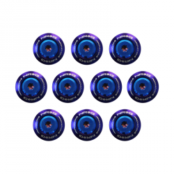 NRG Titanium Blue Fender Washer Dress Up Kit