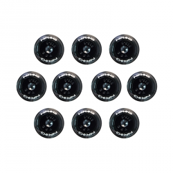 NRG Black Fender Washer Dress Up Kit Set of 8