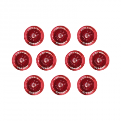 NRG Red Fender Washer Dress Up Kit Set of 8