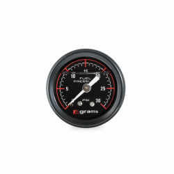 Grams Performance 0-30 PSI Fuel Pressure Gauge