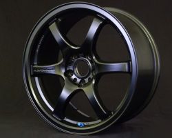 Gram Lights 57DR Semi Gloss Black: 17x9 +38 Wheel