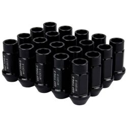 Godspeed Project Black Type 3 50mm Lug Nuts 20 Piece Set M12 X 1.5
