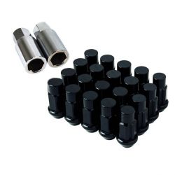 Godspeed Project Black Type 4 50mm Lug Nuts 20 Piece Set M12 X 1.5
